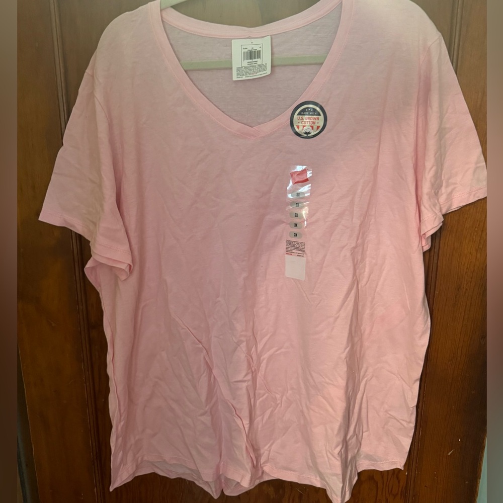 NWT Hanes Pink T Shirt